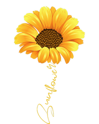 Beautiful Sunflower With Lettering Sunflower For Women T-Shirt