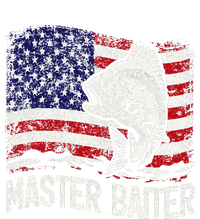 Fishing Lover Vintage American Flag Master Baiter T-Shirt