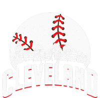 Cleveland Baseball Cityscape Skyline Retro Fan Wool Snapback Cap