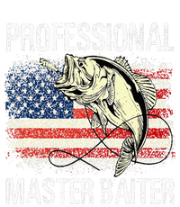 Funny Fishing Professional Master Baiter Retro American Flag T-Shirt