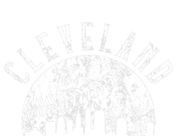 Vintage Cleveland Ohio Skyline Apparel Coaster