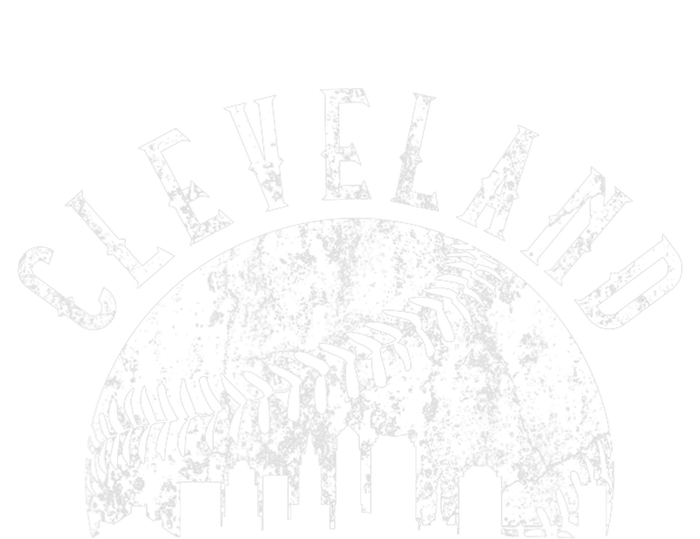 Vintage Cleveland Ohio Skyline Apparel Coaster