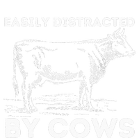 Easily Distracted By Cows Cow Lover Famer Cattle Ranch Tall T-Shirt