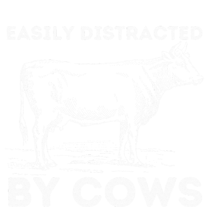 Easily Distracted By Cows Cow Lover Famer Cattle Ranch Tall T-Shirt