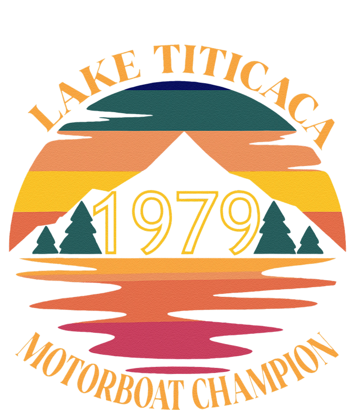 Lake Titicaca Motorboat Champion Vintage T-Shirt