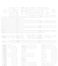 Remember Everyone Deployed On Friday We Wear Red High Crown Mesh Back Trucker Hat