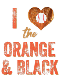 San Francisco I Love The Orange And Black Baseball T-Shirt