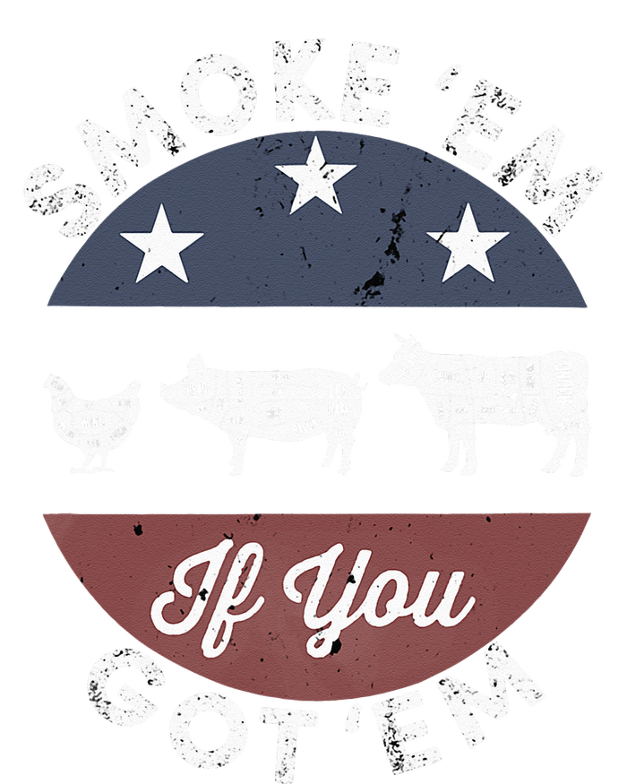 Smoke Em If You Got Em Meat Barbeque Vintage Cooling Performance Long Sleeve Crew