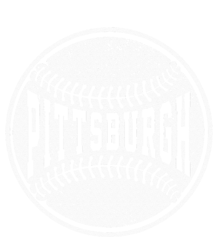 Vintage Pittsburgh Cityscape Baseball Lover Player And Fans T-Shirt