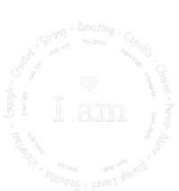 Womens I Am Circle Design Womens Positive Omens Affirmations Kids Long Sleeve Shirt