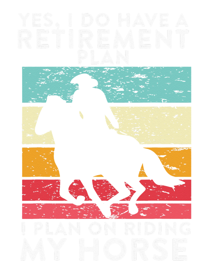 Yes. I Do Have A Retirement Plan I Plan On Riding My Horse Kids Long Sleeve Shirt