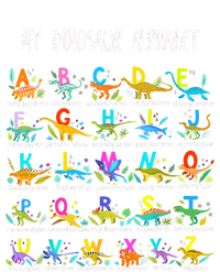 Types Of Dinosaurs Alphabet ABC Back To School Student Kids Valucap Bio-Washed Visor