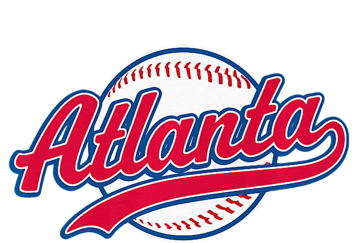 Atlanta Vintage Baseball Throwback Retro Design T-Shirt