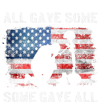 All Gave Some Some Gave All I Veteran & Memorials Day Striped Beanie with Solid Band