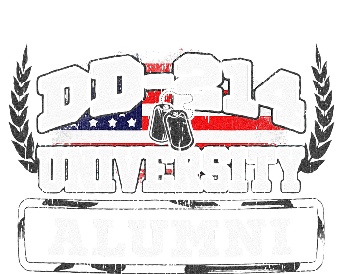 DD 214 University Alumni Military Vet Retired Veteran Flag T-Shirt