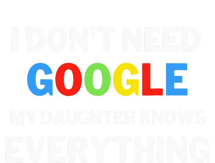 I Dont Need Google My Daughter Knows Everything Funny PosiCharge RacerMesh Polo