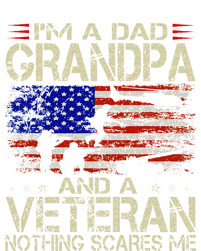 Im A Dad Grandpa And Veteran Fathers Day Papa Grandpa Gifts T-Shirt