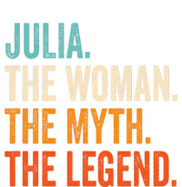 Julia The Woman The Myth The Legend First Name Julia 7-Panel Snapback Hat