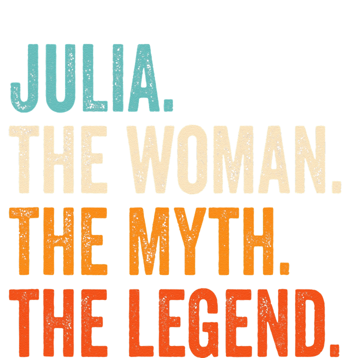 Julia The Woman The Myth The Legend First Name Julia 7-Panel Snapback Hat