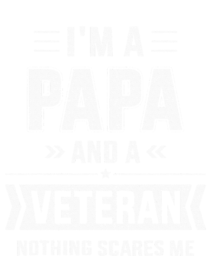 Papa And Veteran Nothing Scares Me For Fathers Day Wool Snapback Cap