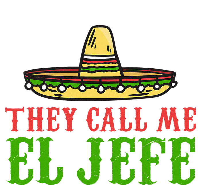 They Call Me El Jefe Mexican Bearded Men Kids Long Sleeve Shirt