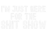 Im Just Here For The Shit Show Funny Joke Rude Slogan Kids Long Sleeve Shirt