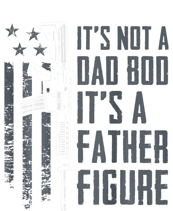 Its Not A Dad Bod Its A Father Figure Funny Gun ON BACK Long Sleeve Pajama Set