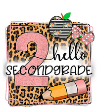 Hello Second Grade 2nd Grade Back To School Teacher Kids Girl Cooling Performance Long Sleeve Crew