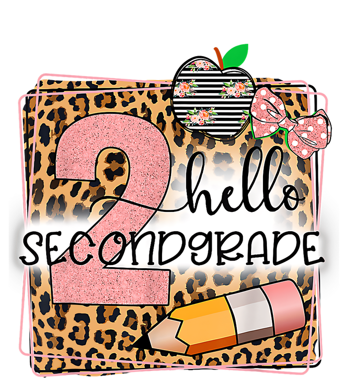 Hello Second Grade 2nd Grade Back To School Teacher Kids Girl Cooling Performance Long Sleeve Crew