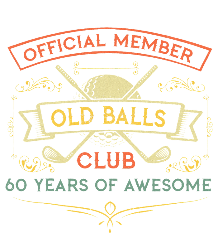 Funny 60th Birthday Old Balls Club 60 Year Old Golfer Women’s Perfect Tri Rocker Tank