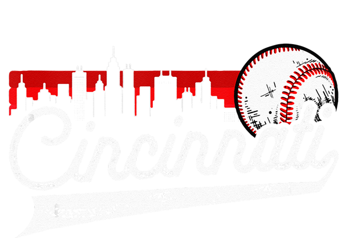 Retro Cincinnati Vintage Baseball Softball Lover Women Men T-Shirt