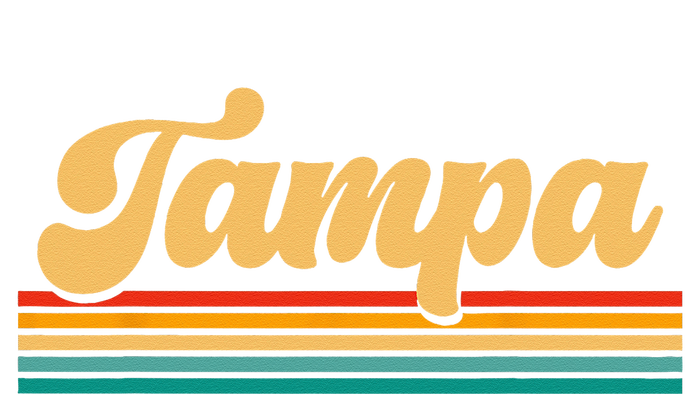 Retro City Of Tampa Florida Zip Tote Bag