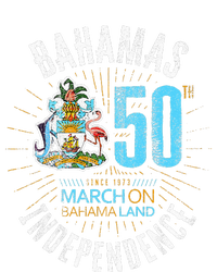 Bahamas 50th Independence Bahamian Flag Nassau Bahamas Flag Womens CVC Long Sleeve Shirt