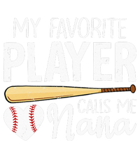 Baseball Grandma My Favorite Player Calls Me Nana Baseball Tall Hoodie