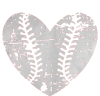 Baseball Heart Father Day Cute Mom Dad Men Women Softball T-Shirt