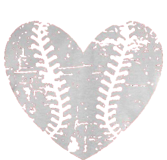 Baseball Heart Father Day Cute Mom Dad Men Women Softball T-Shirt