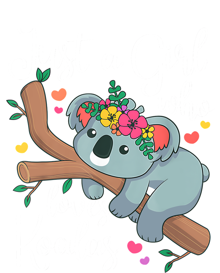 Just A Girl Who Loves Koalas Funny Koala Bear Lovers Outfit Women's T-Shirt