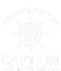 Sailing Dad Because Im The Captain Thats Why High Crown Mesh Back Trucker Hat