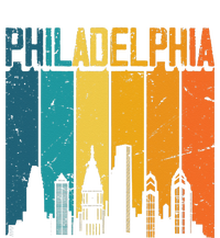 Philadelphia USA Retro Vintage Sunset Skyline Philadelphia T-Shirt