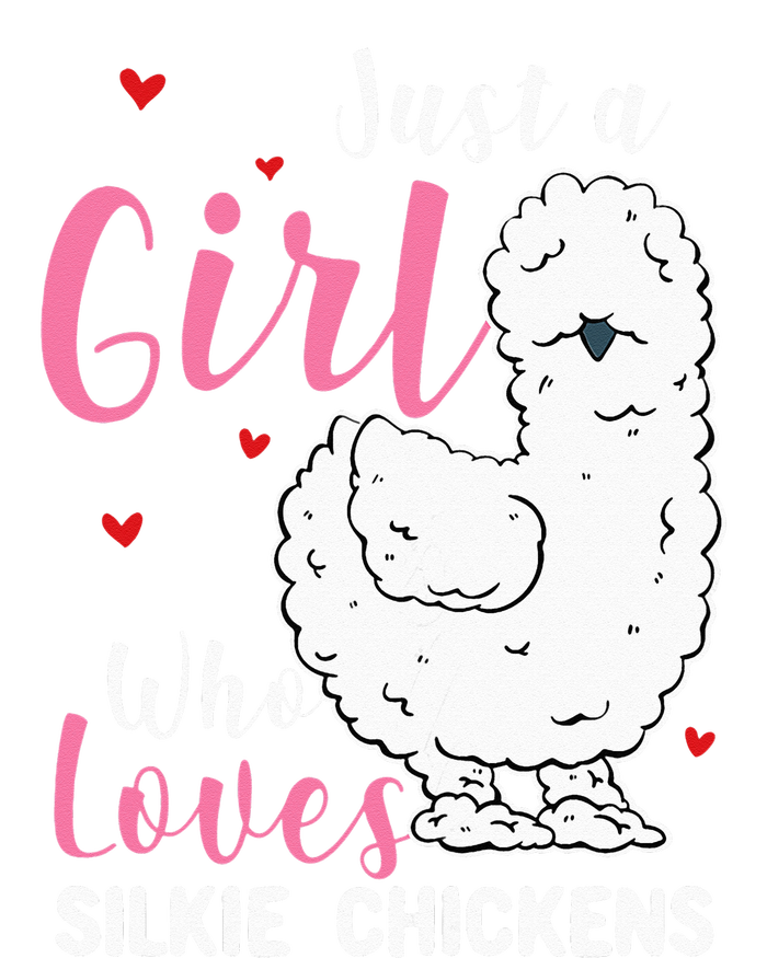 Silkie Chicken Girl Who Loves Silkie Chickens T-Shirt