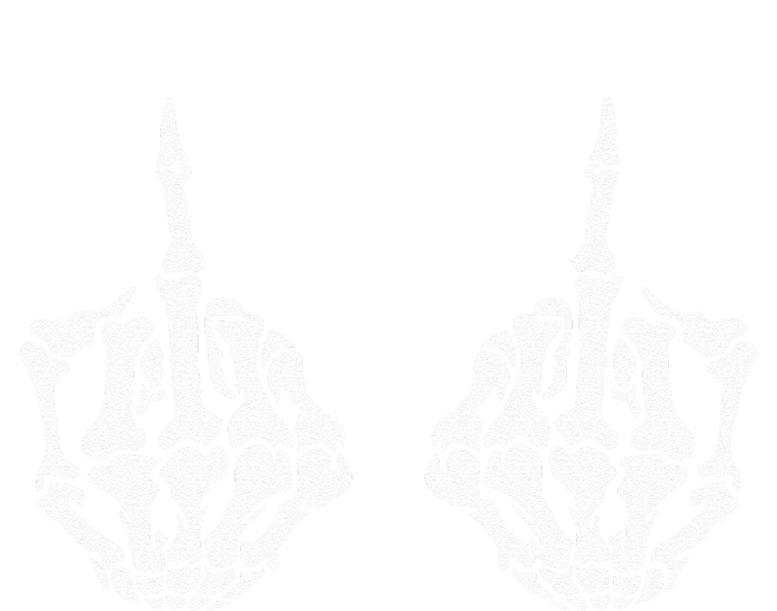 Skeleton Bones Hands Middle Finger Rude Funny Sarcastic T-Shirt