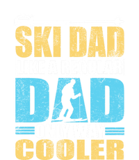 Retro Ski Dad Like A Regular Dad Only Way Cooler Sport Skiing Gift Skier Lover Drawstring Bag