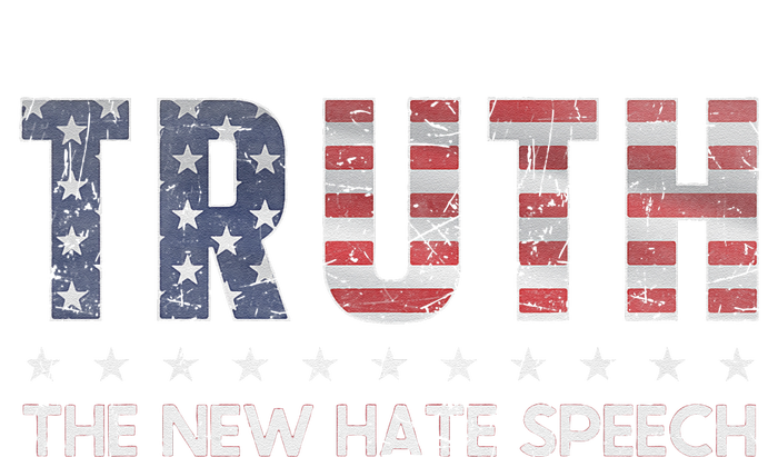 Truth The New Hate Speech Political Correctness USA Flag Women's Perfect Tri Rocker Tank