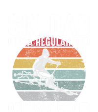 Vintage Ski Dad Like A Regular Dad Only Way Cooler Skiing Gift For Skier Women's Pullover Hoodie