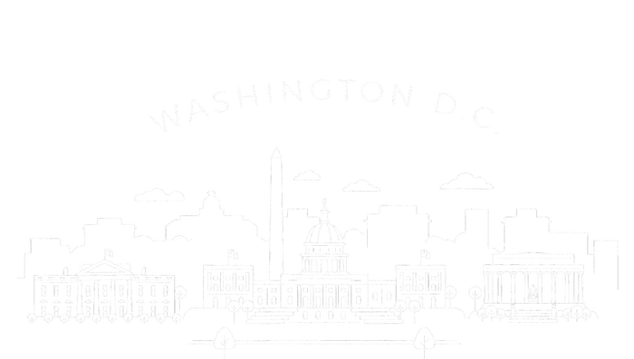 Washington D.C. Skyline Vintage Washington D.C. Infant Fleece One Piece