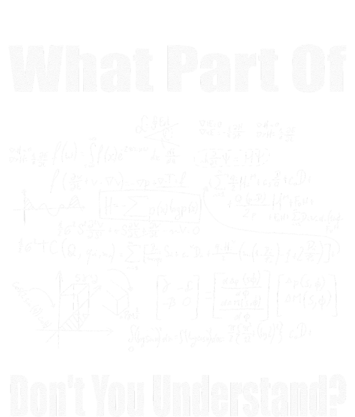 What Part Of Dont You Understand Funny Math Teacher Premium T-Shirt