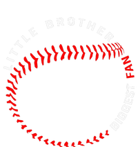 Little Brother Biggest Fan Baseball Season For Women's Racerback Tank