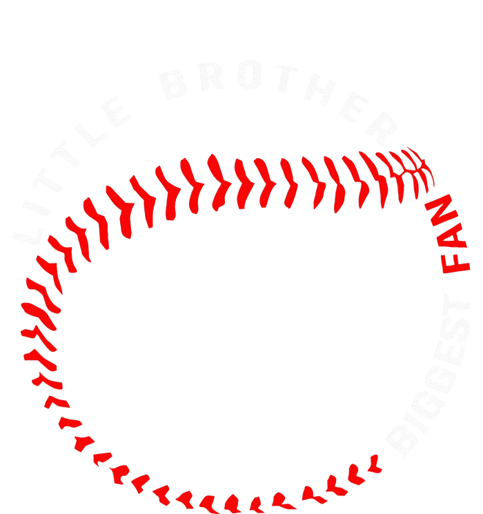 Little Brother Biggest Fan Baseball Season For Women's Racerback Tank