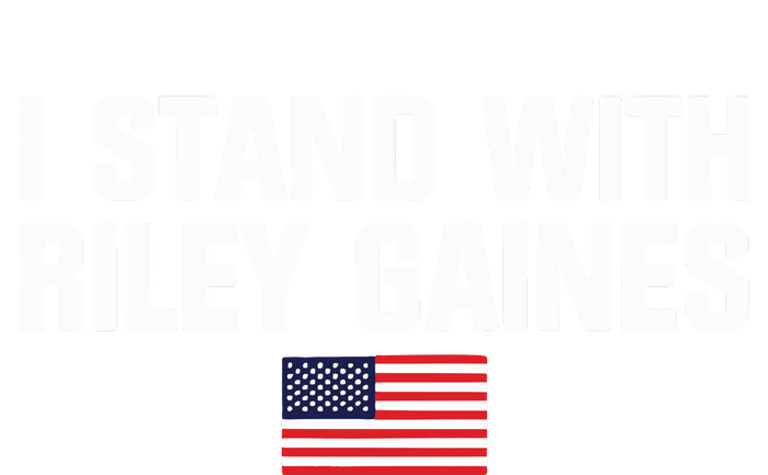 I Stand With Riley Gaines US Swimmer Save Womens Sports American Flag Women's Racerback Tank