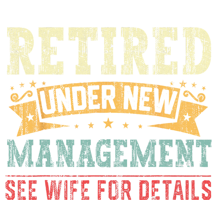 Retired Under New Management See Wife For Details Husband Women's V-Neck T-Shirt